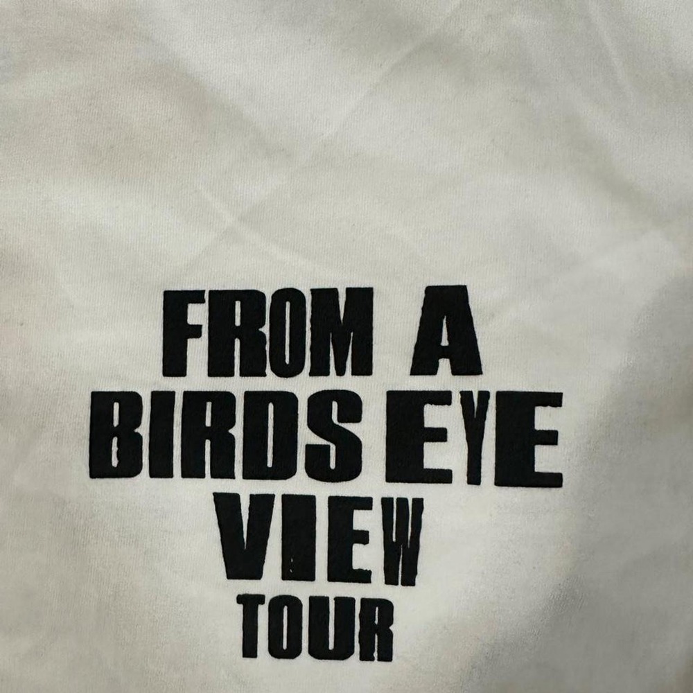 Cordae From A Birds Eye View Tour White T-Shirt Mens Small UK Europe Hip Hop Tee